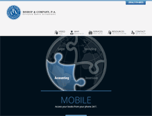 Tablet Screenshot of bishopcpa.com